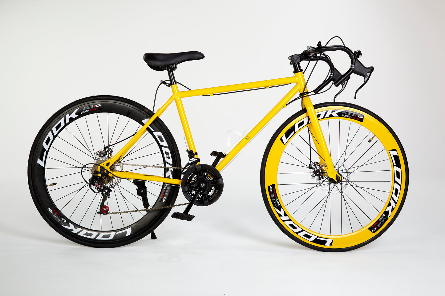 Bid on YELLOW STREET BIKE WITH 21 GREAR, BRAKE DISKS, KICK STAND, COOL THIN TYRES- Buy &amp; Sell on Auction with EAMA Group