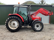 MASSEY FERGUSON 6455 TRACTOR WITH POWER LOADER 100HP