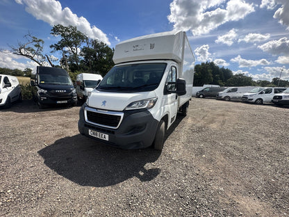 Bid on 2018 PEUGEOT BOXER 335 L3: WHITE LUTON WORKHORSE- Buy &amp; Sell on Auction with EAMA Group