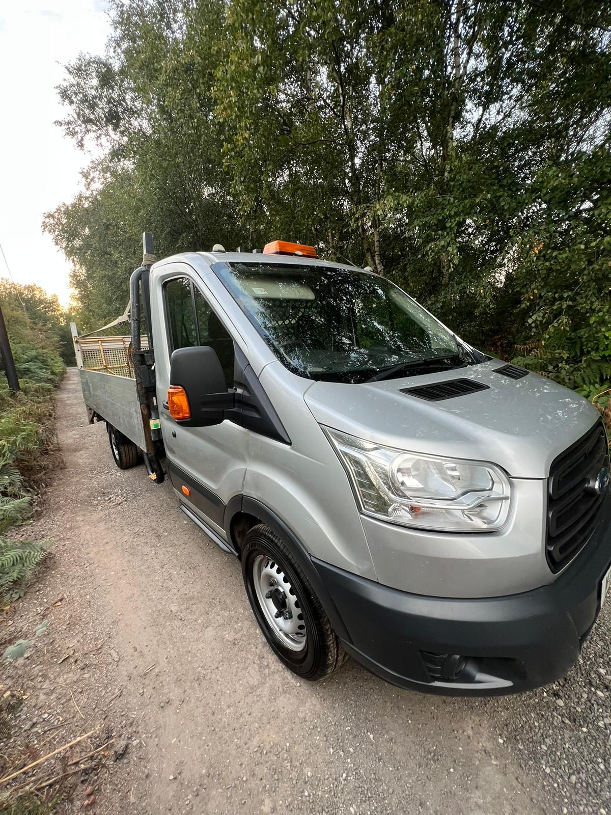 Bid on FORD TRANSIT 2016 FLATBED WITH TAIL LIFT 14 FT DROPSIDE BODY- Buy &amp; Sell on Auction with EAMA Group
