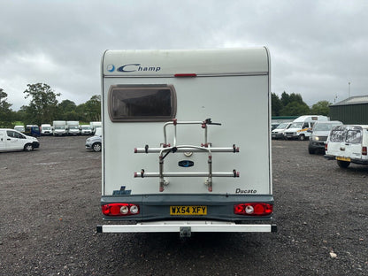 Bid on BIKE RACK, TOWBAR, AND MORE: '54 FIAT DUCATO CAMPER MILEAGE: 65167 MOT: FEB 2024 (NO VAT ON HAMMER)- Buy &amp; Sell on Auction with EAMA Group