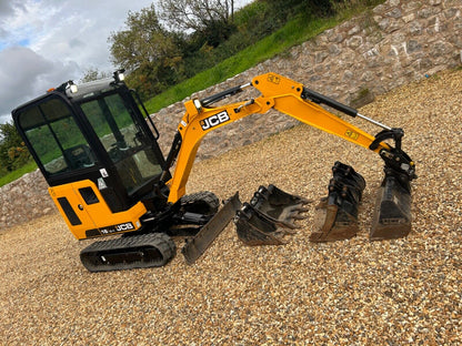 Bid on ALMOST NEW: 2022 JCB 16C-1 DIGGER WITH ONLY 160 HOURS- Buy &amp; Sell on Auction with EAMA Group