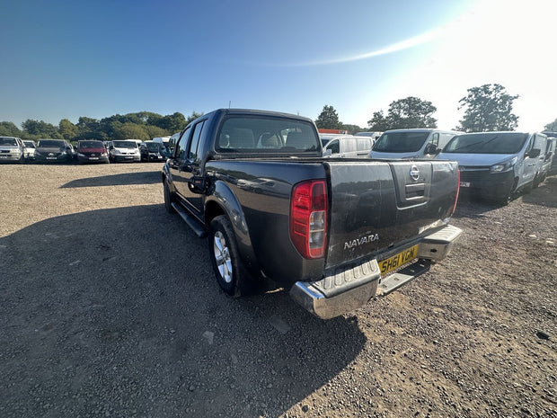 ONLY 107K MILES : 61 PLATE NISSAN NAVARA DOUBLE CAB PICK UP (NO VAT ON HAMMER)