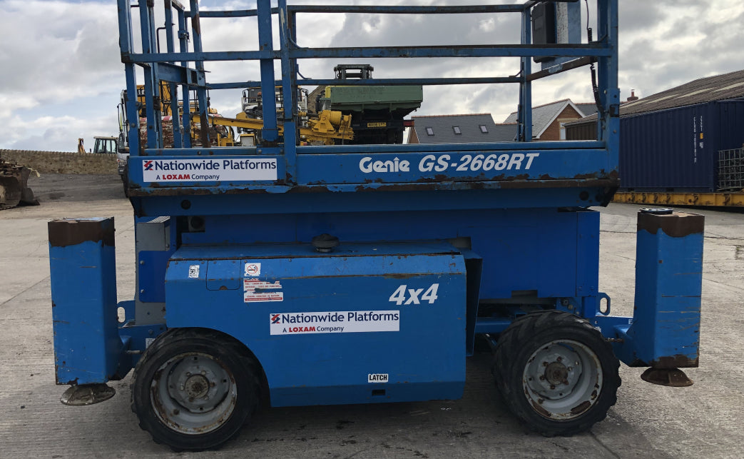Bid on 4×4 SIZZLER LIFT | 10M LIFT 2008 GENIE GS 2668 RT- Buy &amp; Sell on Auction with EAMA Group