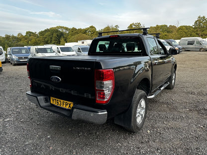 Bid on HIGH-POWERED RANGER: 2.2 TDCI DOUBLE CAB '63 PLATE - 136K MILES - BLACK - 4X4- Buy &amp; Sell on Auction with EAMA Group