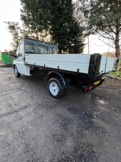 Bid on FORD TRANSIT TIPPER LORRY TWIN WHEEL TIPPING TRUCK LONG TEST MANUAL 120K 2006- Buy &amp; Sell on Auction with EAMA Group