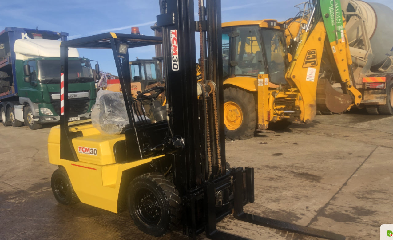 Bid on 3 TON TCM FD 30 DIESEL FORKLIFT- Buy &amp; Sell on Auction with EAMA Group
