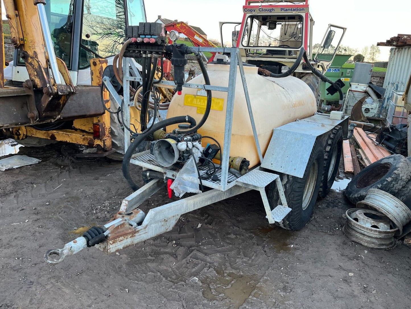 Bid on ARAG 4663 PTO MOBILE PRESSURE WASHER BOWSER AGRICULTURAL CROP WEED SPRAYER- Buy &amp; Sell on Auction with EAMA Group