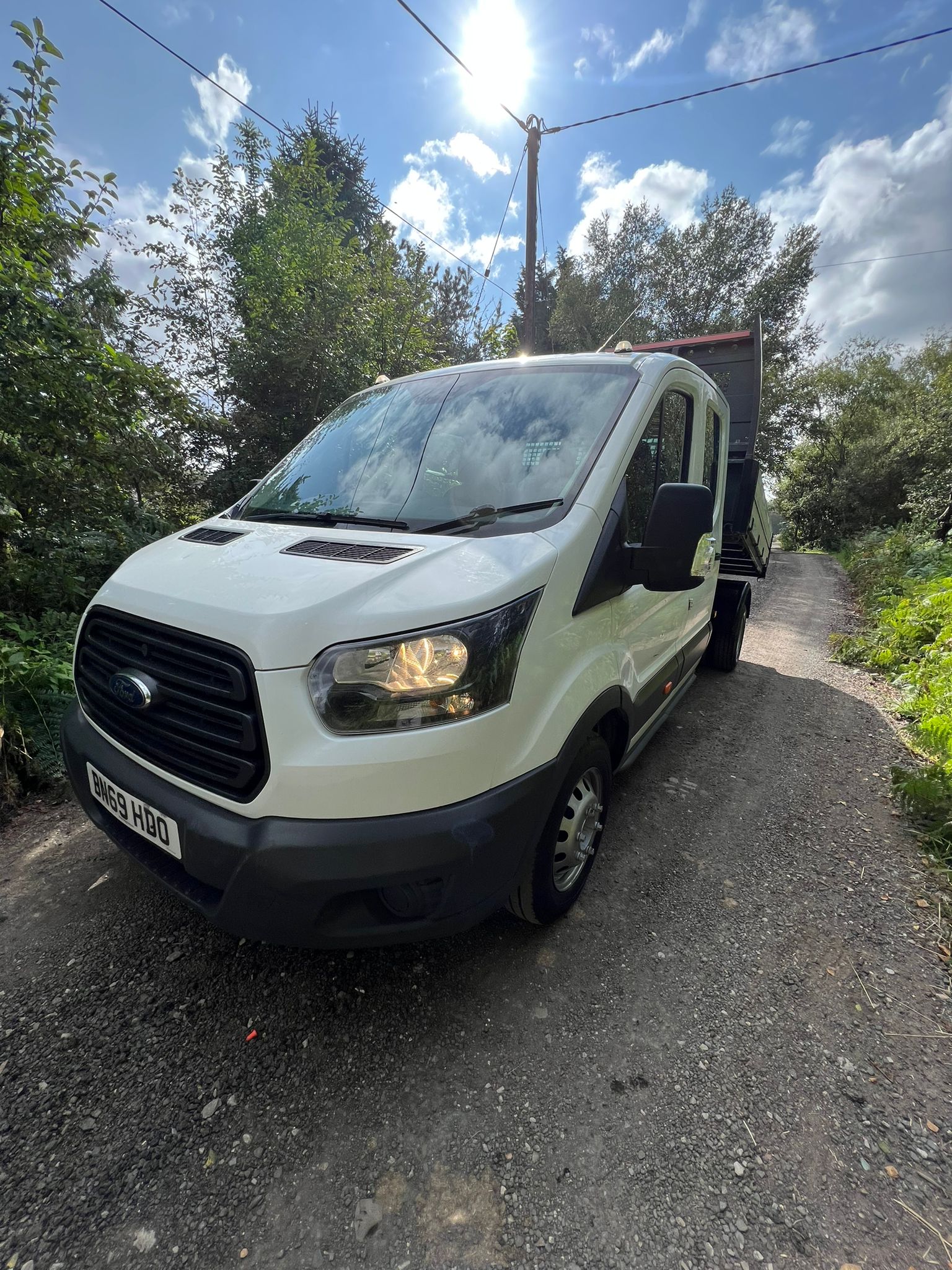 Bid on GREAT EXAMPLE FORD TRANSIT TIPPER 2020 DOUBLE CAB TWIN WHEEL EURO 6 ONLY 99K MILES- Buy &amp; Sell on Auction with EAMA Group
