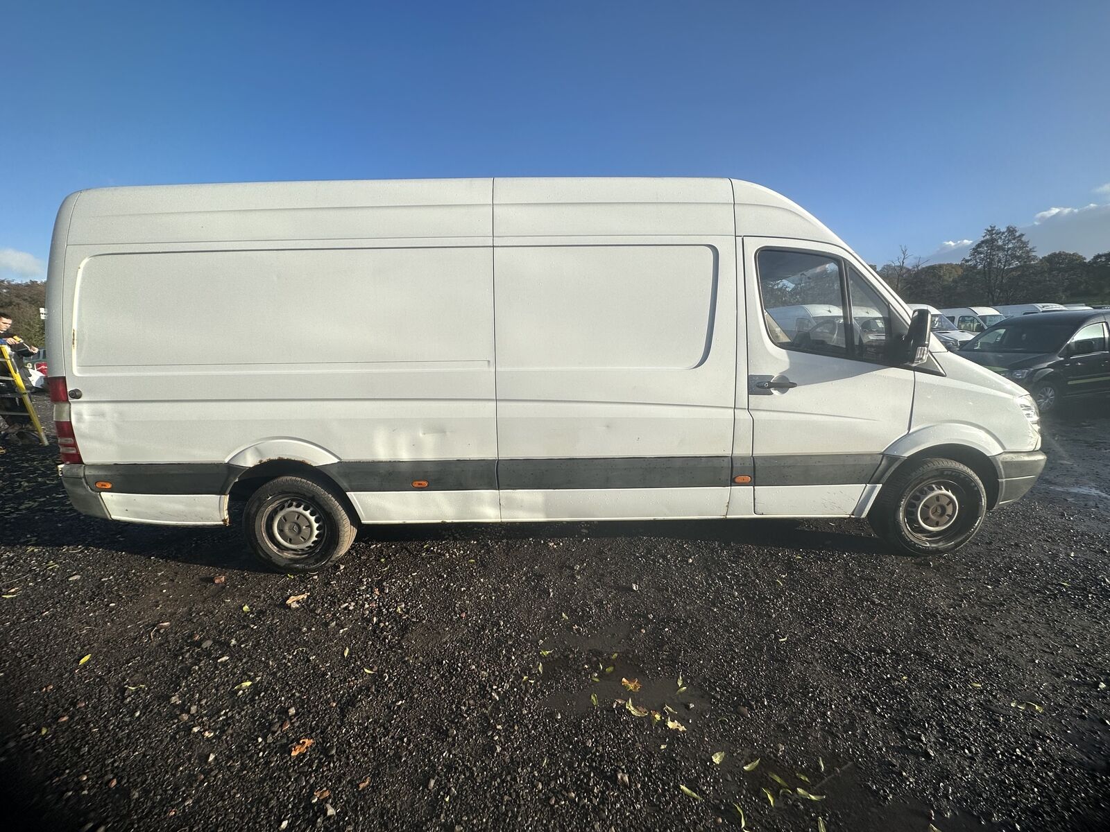 Bid on WHITE WONDER: '10 MERCEDES SPRINTER CAMPER - MOT MAY 2024 - NO VAT ON HAMMER- Buy &amp; Sell on Auction with EAMA Group