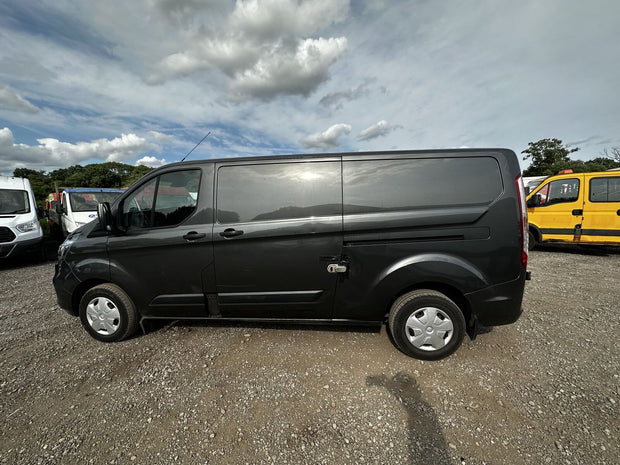 68 PLATE GREY VAN: FORD TRANSIT CUSTOM WITH ONLY 44K MILES - TESTED & STARTS PERFECT RUNS PERFECT