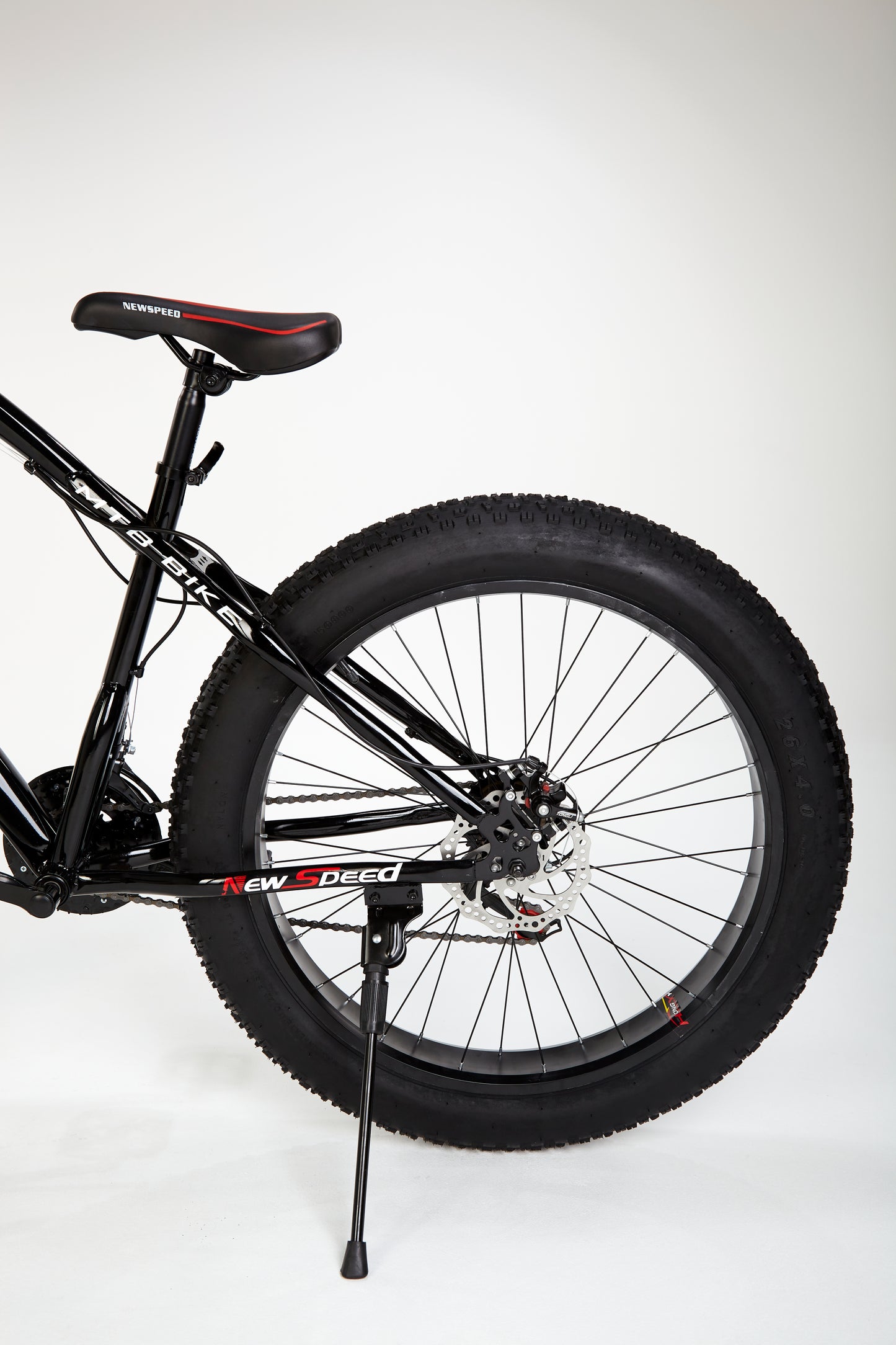 Bid on MOUNTAIN BIKE BICYCLE MEN/WOMEN FAT TIRE 26" WITH FRONT SUSPENSION - BLACK (04)- Buy &amp; Sell on Auction with EAMA Group