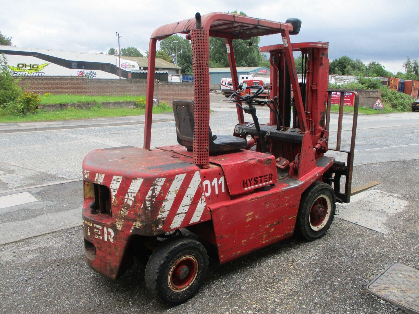 Bid on HYSTER 2.5 TON DIESEL FORKLIFT: CONTAINER SPEC EXCELLENCE- Buy &amp; Sell on Auction with EAMA Group