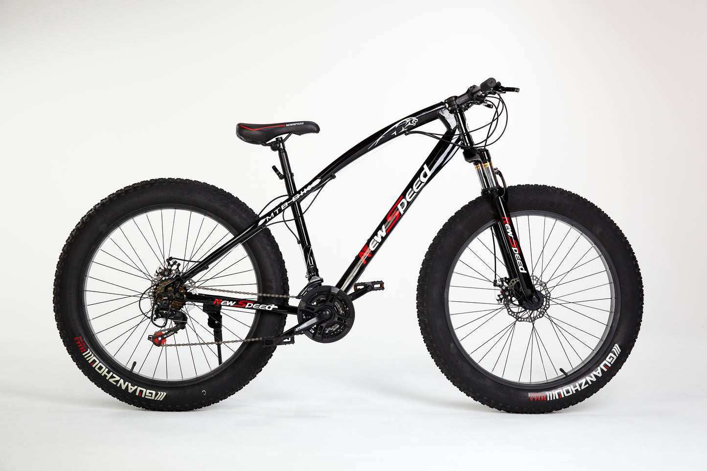 Bid on MOUNTAIN BIKE BICYCLE MEN/WOMEN FAT TIRE 26" WITH FRONT SUSPENSION - BLACK (04)- Buy &amp; Sell on Auction with EAMA Group