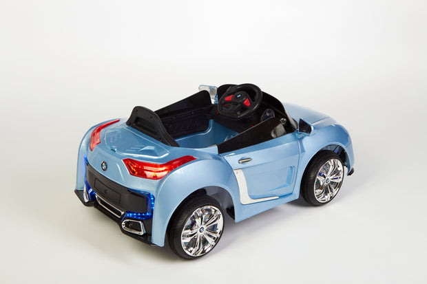 BRAND NEW BLUE KIDS ELECTRIC TOY CAR - BMW STYLE