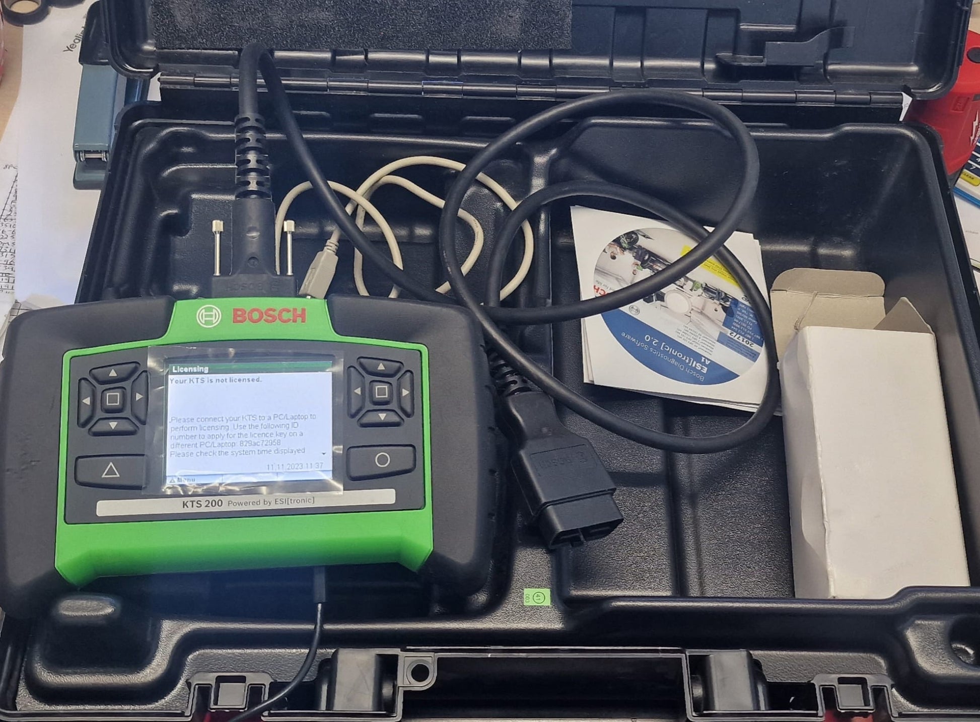 Bid on BOSCH KTS200 AUTOMOTIVE DIAGNOSTIC TESTER- Buy &amp; Sell on Auction with EAMA Group