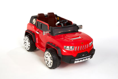 Bid on RED 4X4 KIDS ELECTRIC RIDE ON JEEP WITH REMOTE- Buy &amp; Sell on Auction with EAMA Group