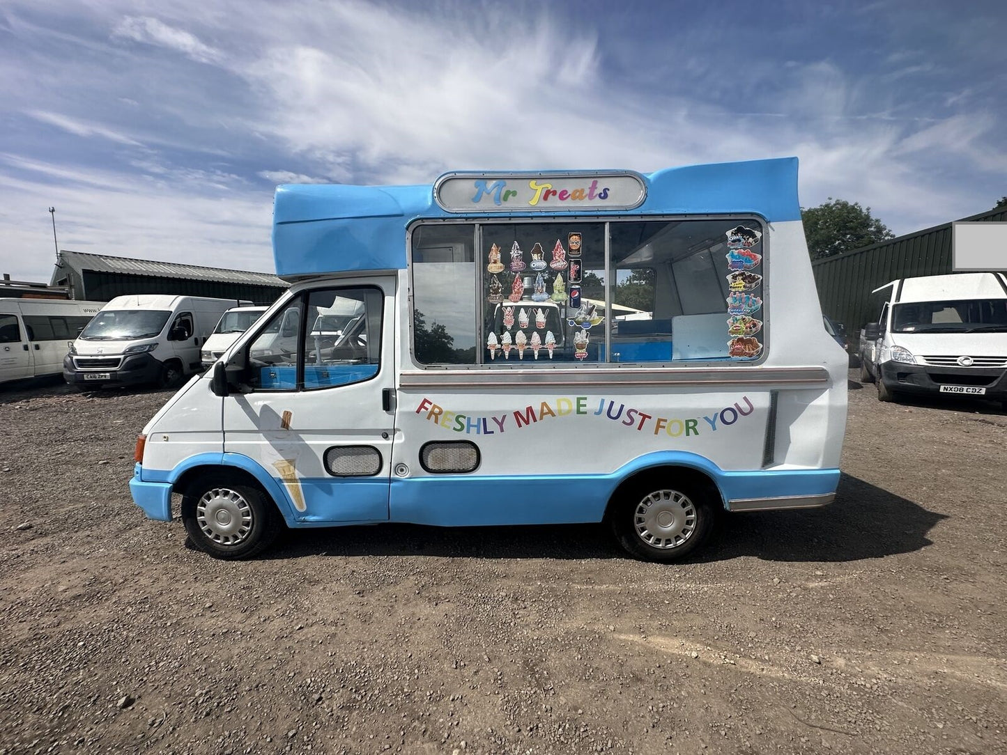 Bid on FORD TRANSIT WHIMSICAL ICE CREAM CRUISER WITH WORKING MACHINE - ONLY 55K MILES (NO VAT ON HAMMER)- Buy &amp; Sell on Auction with EAMA Group