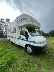FIAT CAMPER 12 MONTHS MOT 4 BERTH SHOWER COOKER SINK TOILET FIXED DOUBLE BED OVER THE CAB
