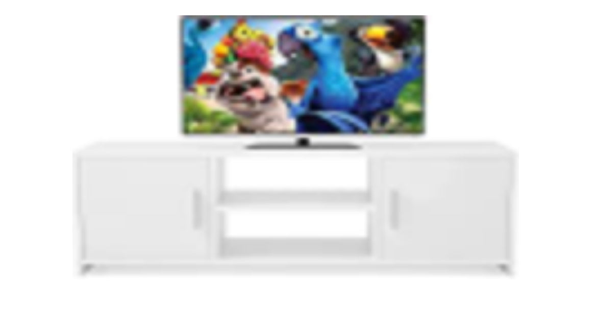 Bid on TV STAND IN WHITE BRAND NEW BOXED- Buy &amp; Sell on Auction with EAMA Group