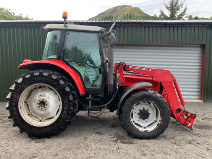 Bid on MASSEY FERGUSON 6455 TRACTOR WITH POWER LOADER 100HP- Buy &amp; Sell on Auction with EAMA Group